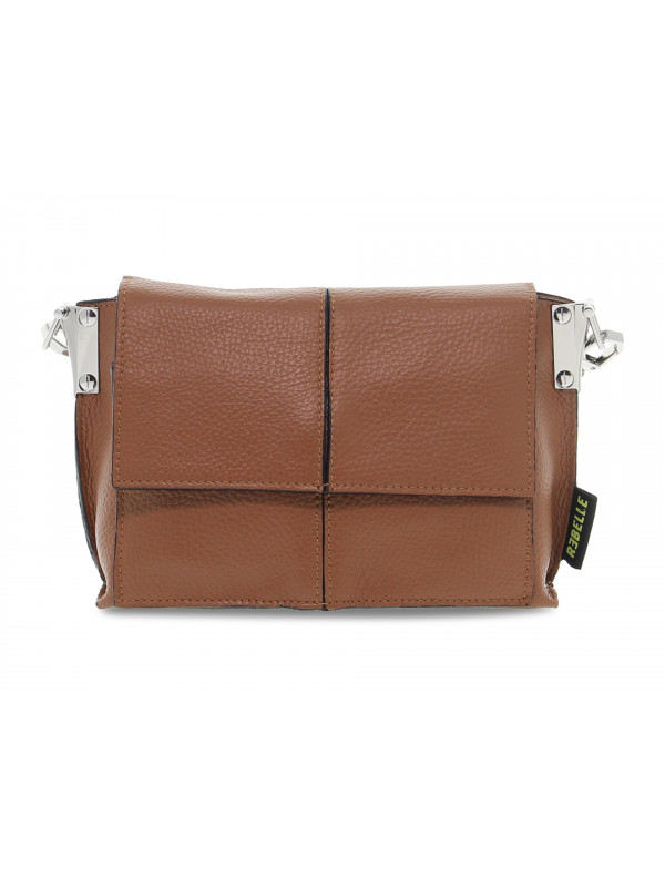 Handbag Rebelle ANNA HANDBAG MINI DOLLARO TAN in leather leather