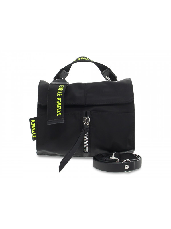 Shoulder bag Rebelle CARTELLA MINI NYLON in black nylon