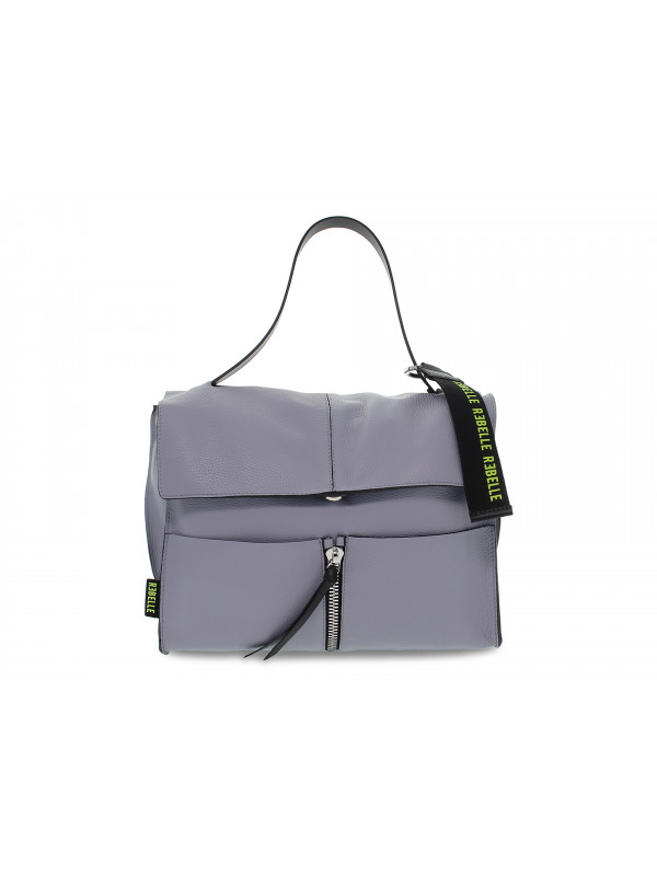 Shoulder bag Rebelle CLIO SATCHEL DOLLARO VIOLET in violet leather