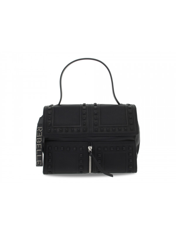 Shoulder bag Rebelle CLIO SATCHEL L BIKER BAG DOLLARO in black leather