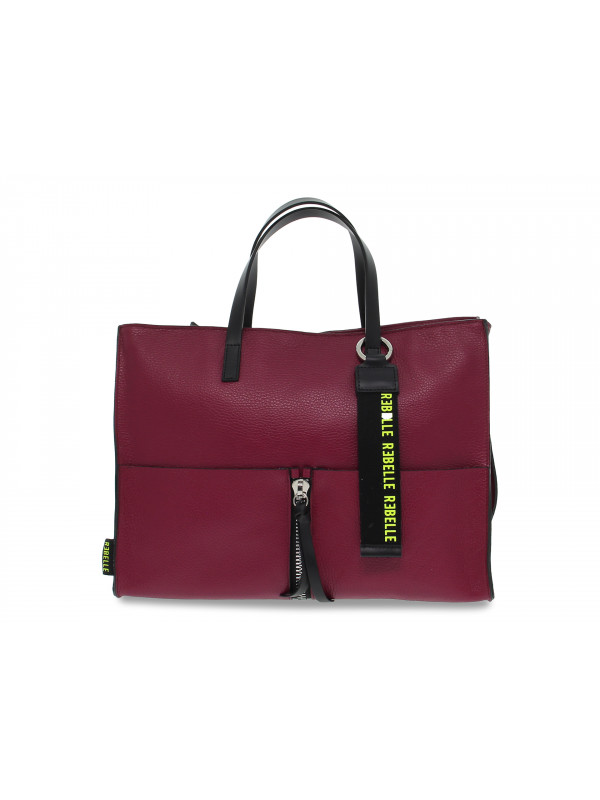 Handbag Rebelle DAPHNE HANDBAG DOLLARO CICLAMINO in violet leather