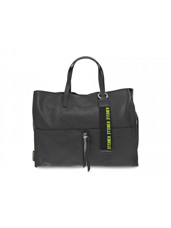 Handbag Rebelle DAPHNE HANDBAG DOLLARO in black leather