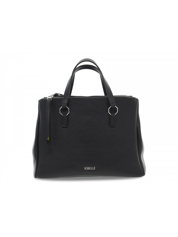 Handbag Rebelle DOLORES TOTE M DOLLARO in black leather