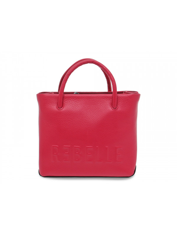 Handbag Rebelle FELICITY BABYBAG DOLLARO KISS in geranium leather