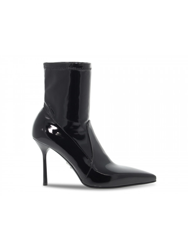 Low boot Sergio Levantesi STRETCH FERRAGNI LUX in black paint