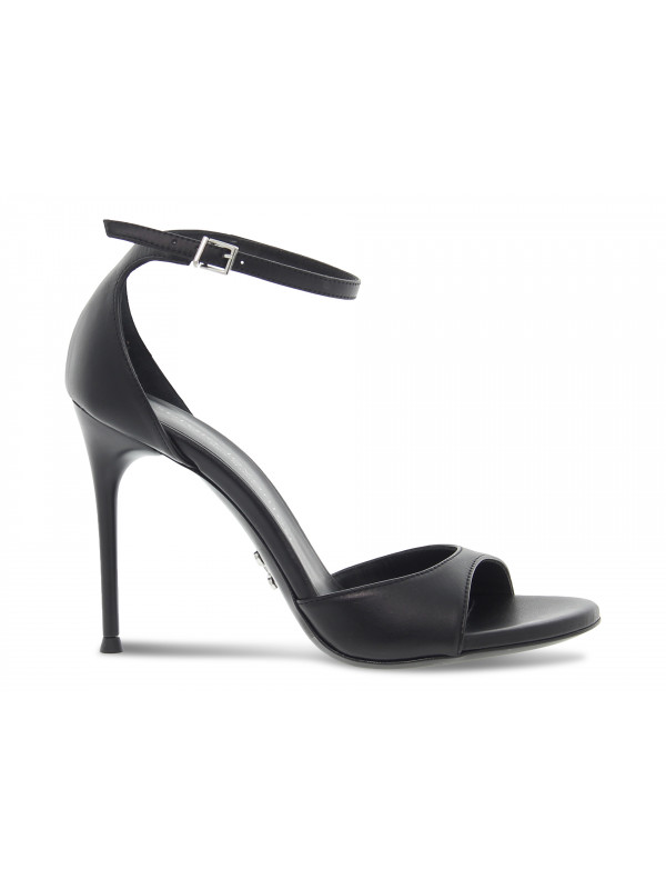 Heeled sandal Sergio Levantesi GUCCI ROANA CACHEMIRE in black tassel