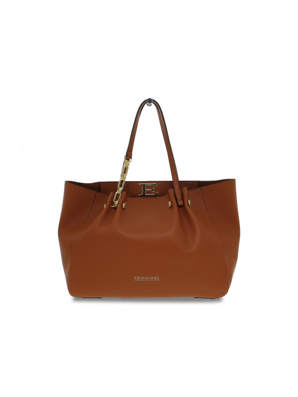 Tote bag Ermanno Scervino TOTE GIOVANNA SUMMER PLAIN in leather faux leather