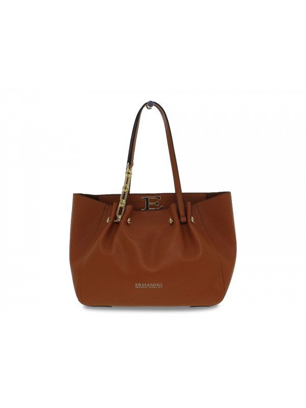 Tote bag Ermanno Scervino SMALL TOTE GIOVANNA SUMMER PLAIN in leather faux leather
