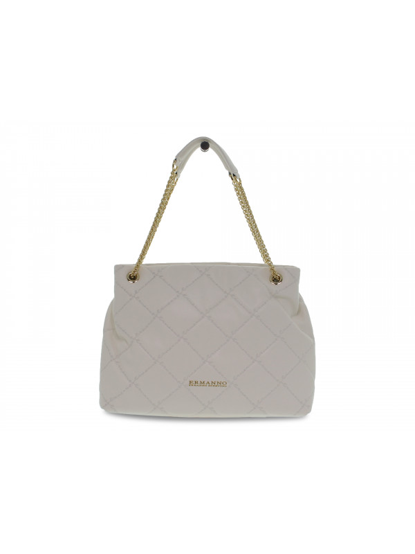 Shoulder bag Ermanno Scervino TOTE JOSEPHINE in white faux leather