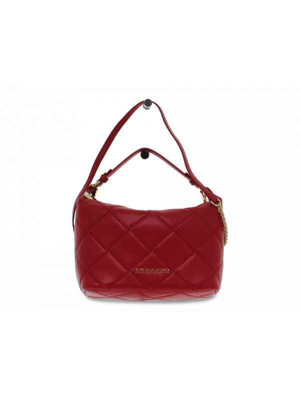 Handbag Ermanno Scervino HOBO JOSEPHINE in red faux leather