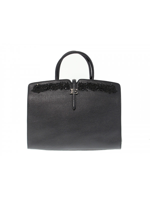 Handbag Ermanno Scervino BARBARA in leather