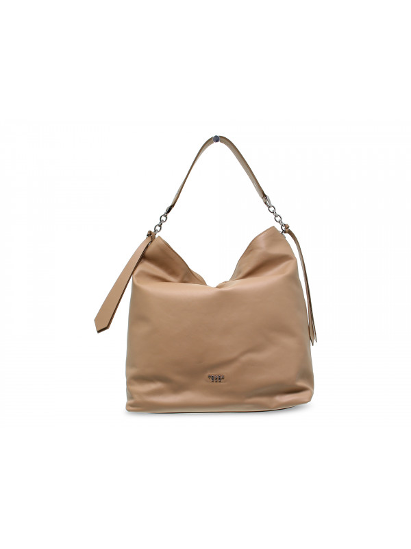 Shoulder bag Tosca Blu AZALEA SACCA in hazelnut leather