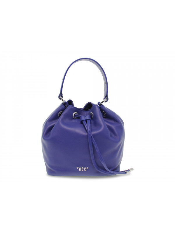 Handbag Tosca Blu AZALEA in cornflower blue leather