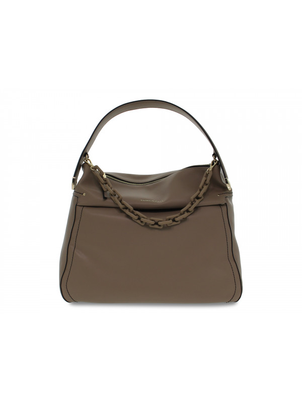 Handbag Tosca Blu SACCA GRANDE POLLICINO in mud leather