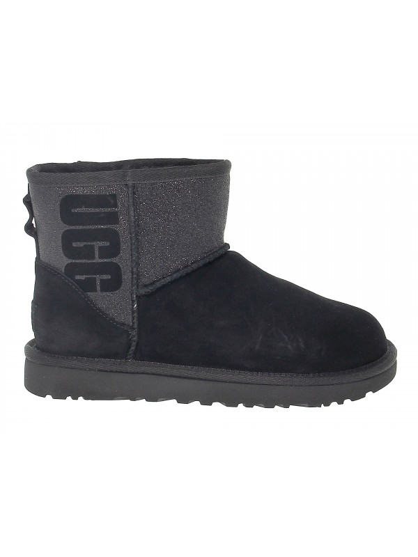Ugg classic mini cheap logo sparkle