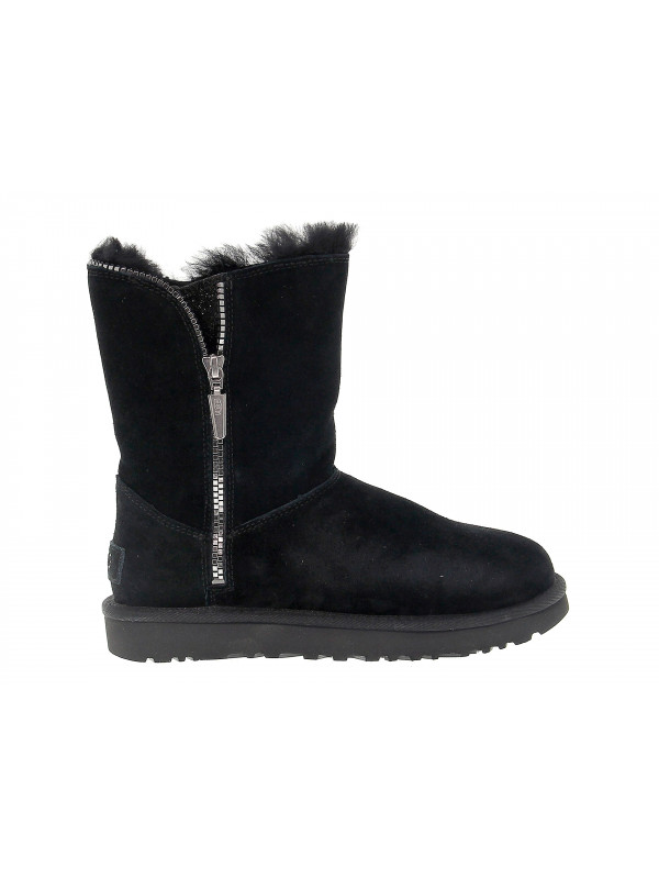 Ugg ankle boots with fur trim discount