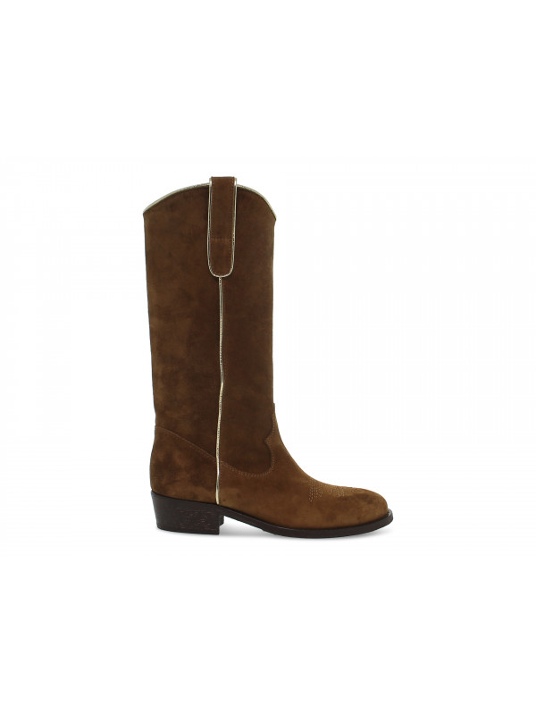 Boot Via Roma 15 TEX CON SOTTOFILETTO in leather suede leather