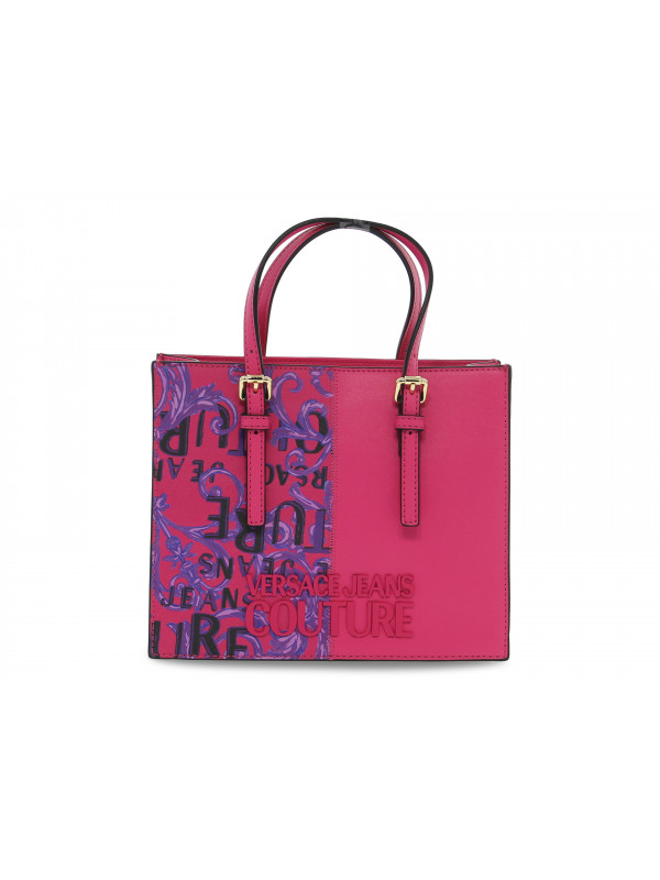 Tote bag Versace Jeans Couture JEANS COUTURE RANGE P SKETCH 11 ROCK CUT in fuchsia saffiano