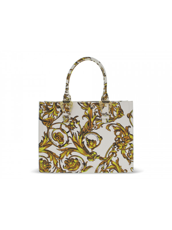 Versace saffiano hotsell leather tote bag