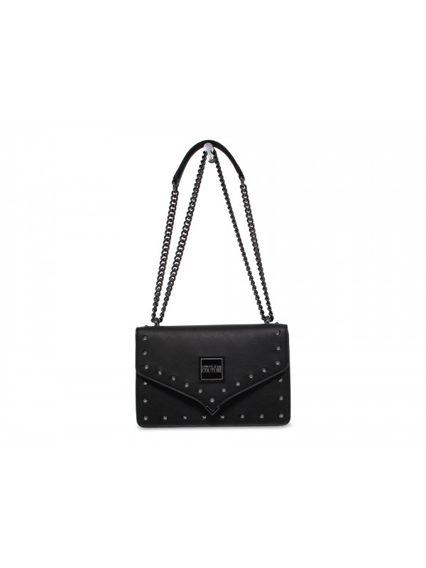 Shoulder bag Versace Jeans Couture JEANS COUTURE LINEA E DIS 8 REVOLUTION STUDS in black tassel