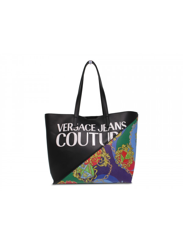 Tote bag Versace Jeans Couture JEANS COUTURE LINEA G DIS 1 MACROLOGO in multicolour tassel