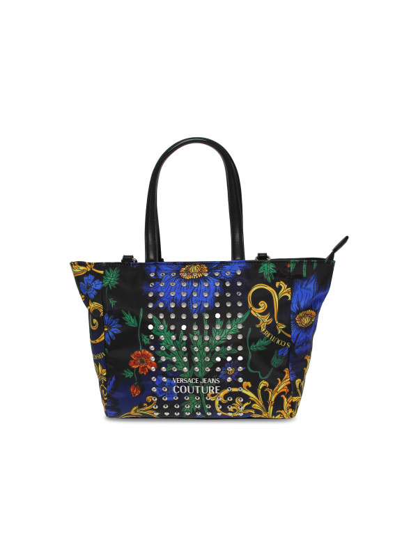 Tote bag Versace Jeans Couture JEANS COUTURE LINEA X DIS 6 ROCK STUDIO in multicolour nylon