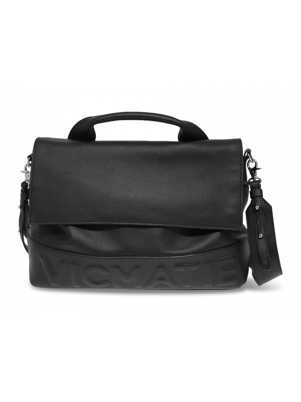 Handbag Vic Matie in black leather - Guidi Calzature - New Spring Summer  2022 Collection - Guidi Calzature