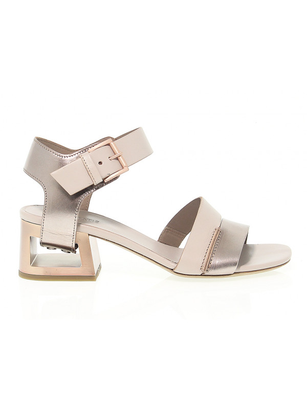 Heeled sandal Vic Matie in leather