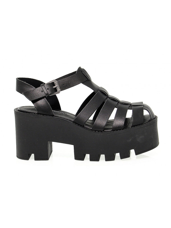 Heeled sandal Windsor Smith FLUFFY in leather