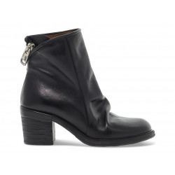 Low boot A.S.98 FONDO JAMAL in black leather
