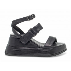 Wedge A.S.98 BALENCIAGA in black leather