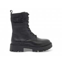 Low boot Ash PLATO' in black leather