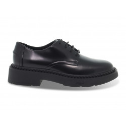 Flat shoe Ash MERCURY in black brushed