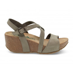 Wedge Bionatura in mud nubuck