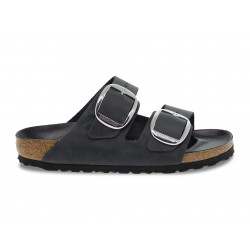 Flat sandals Birkenstock ARIZONA BIG BUCKLE in black leather