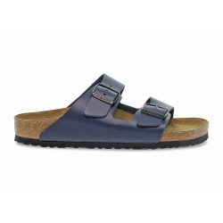 Sandal Birkenstock ARIZONA in blue leather