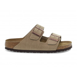 Sandal Birkenstock ARIZONA SOFT FOOTBED in tobacco leather