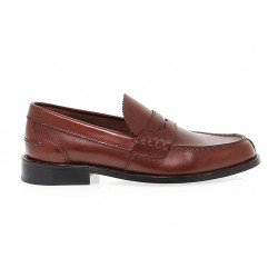 Loafer Clarks BEARY in brown leather