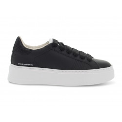 Sneakers Crime London WEIGHTLESS LOW TOP in black leather