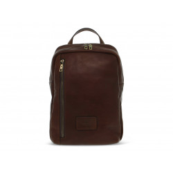 Backpack Cuoieria Fiorentina WARM AND COLOUR ZIP VERTICALE in leather leather