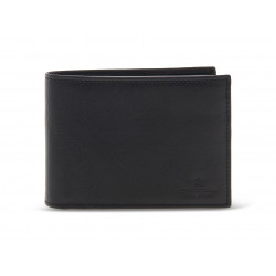 Wallet Cuoieria Fiorentina WARM AND COLOUR GRANDE COMPLETO in black leather