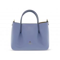 Handbag Cuoieria Fiorentina CANDY MINI TOTE BAG in light blue leather