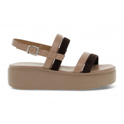 Wedge Gianmarco Sorelli PALOMA in face powder leather