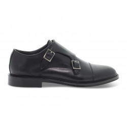 Laceless Guidi Calzature STILE INGLESE in black leather