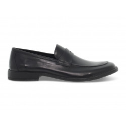 Loafer Guidi Calzature STILE INGLESE in black leather