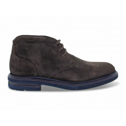 Ankle boot Guidi Calzature STILE INGLESE in brown suede leather