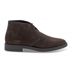 Low boot Guidi Calzature STILE INGLESE in brown suede leather