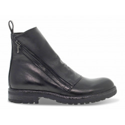 Low boot Guidi Calzature BEATLES 2 ZIP in black leather