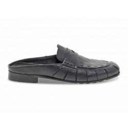 Flat sandals Jp David SABOT MOCASSINO in black leather