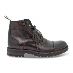 Low boot Jp David STILE INGLESE in brown leather